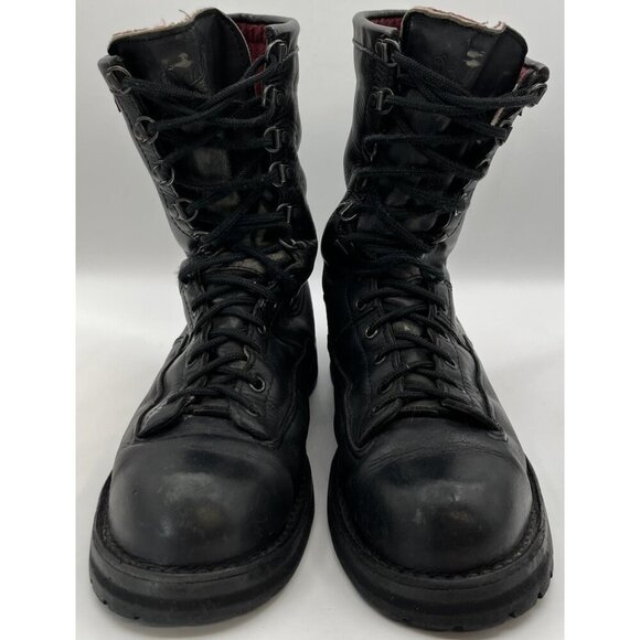 Mens Danner 69110 Fort Lewis USA 10” Black Leather Lace Tactical Boots Size 12D main image 11